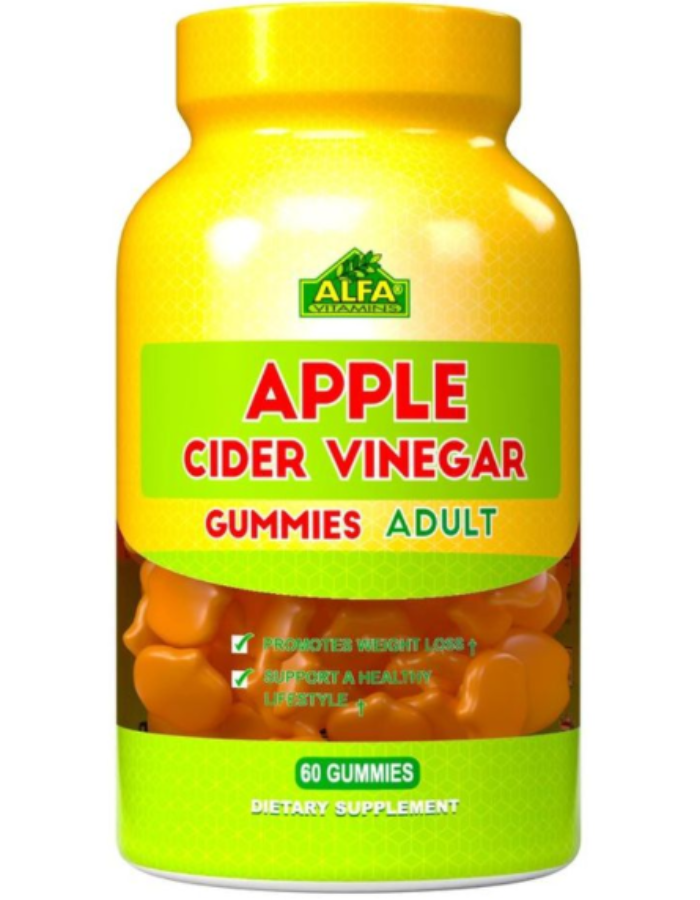 ALFA VINAGRE DE MANZANA GOMITAS 60 UDS
