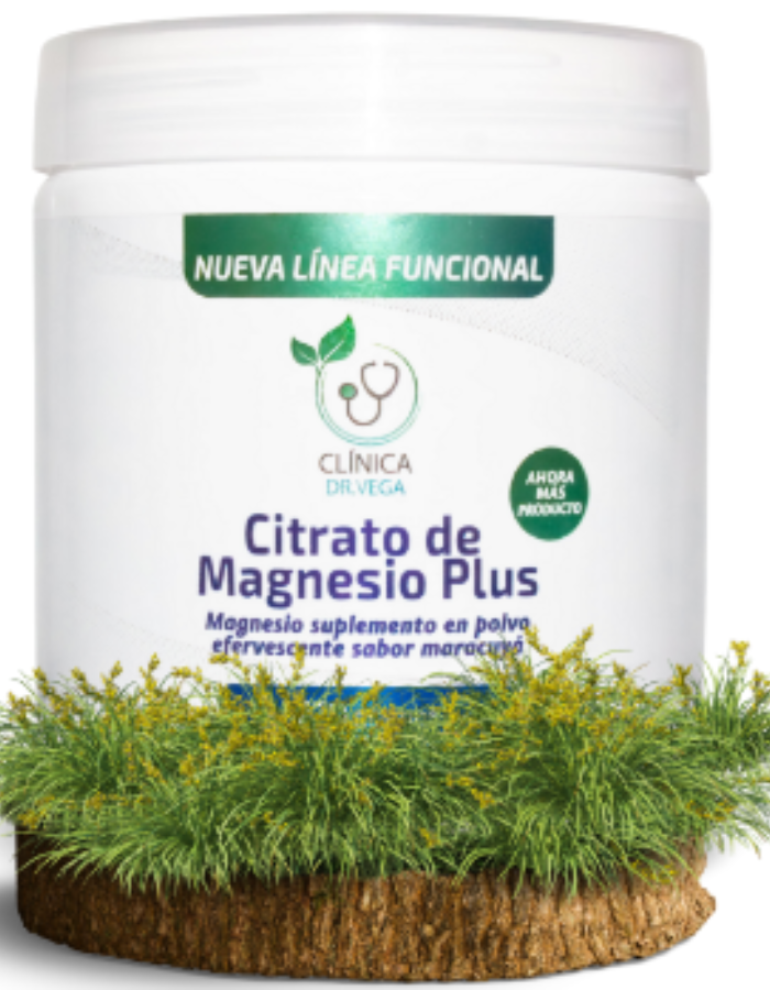 Citrato de Magnesio Apoya a la función muscular y nerviosa.